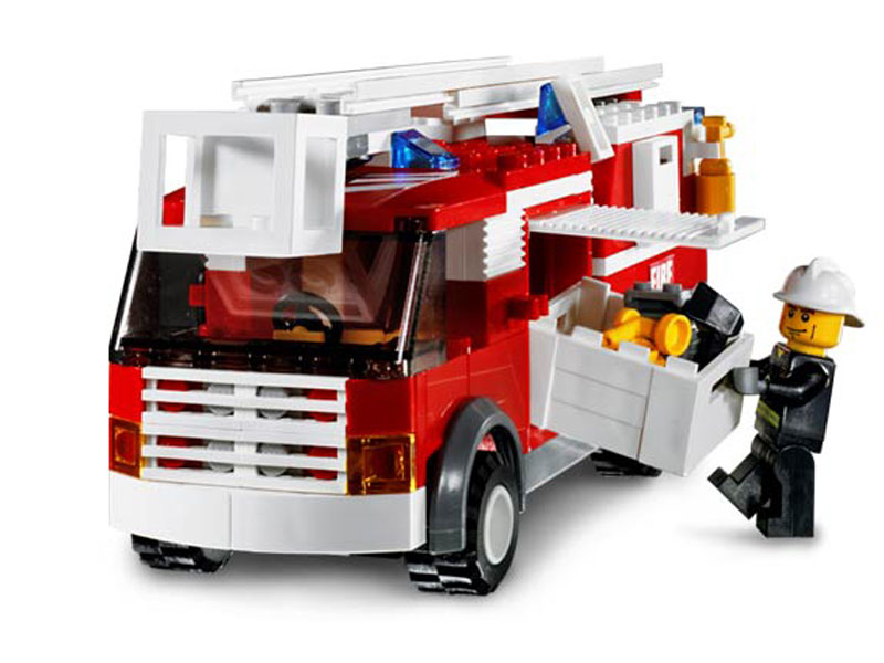 LEGO® City Vatrogasni Kamion Sa Prikolicom LE7239 - pogled 5