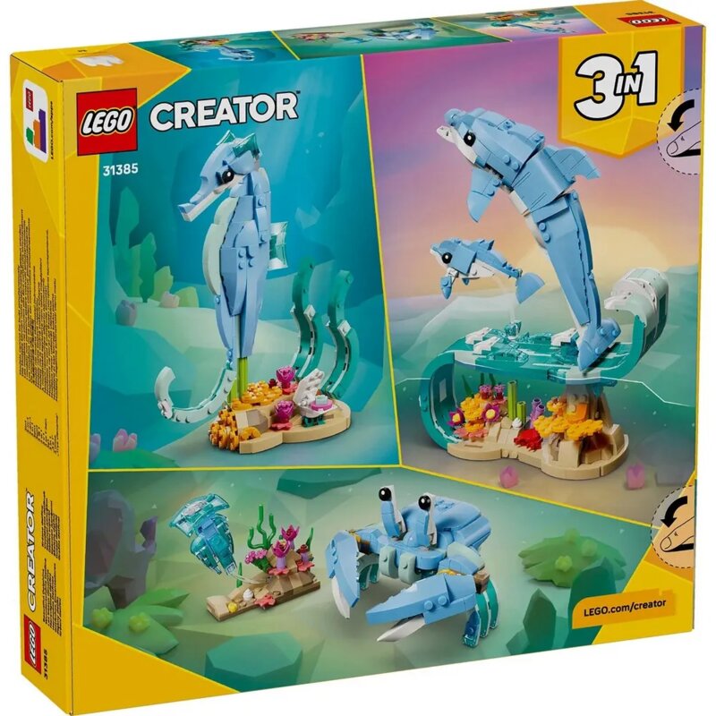 LEGO Creator 3 u 1 Morske životinje - Prelepi delfini (31385) - pogled 5