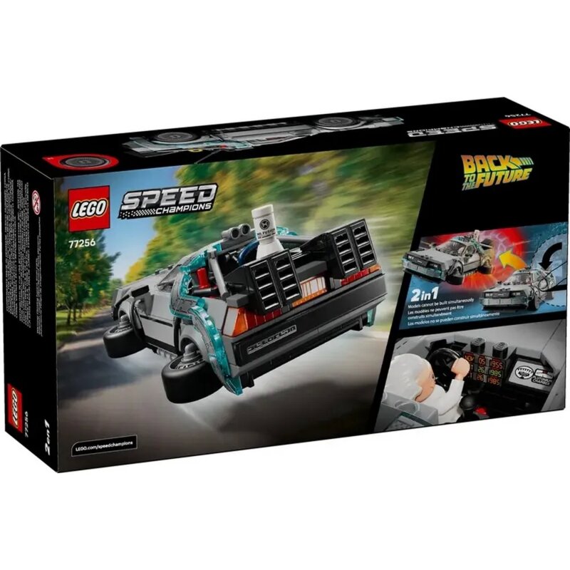 LEGO Speed Champions Vremeplov iz filma Povratak u budućnost (77256) - pogled 5