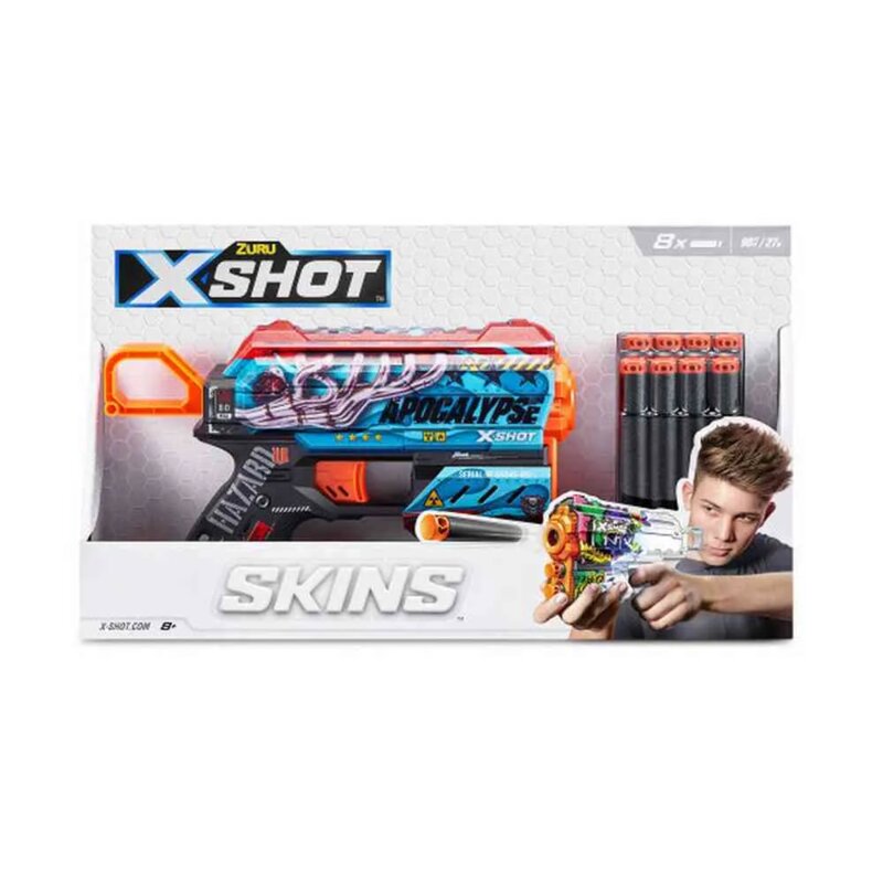 X-Shot Skins Flux Blaster – blaster za decu - pogled 5