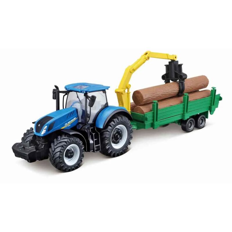 Burago traktor sa prikolicom - pogled 5