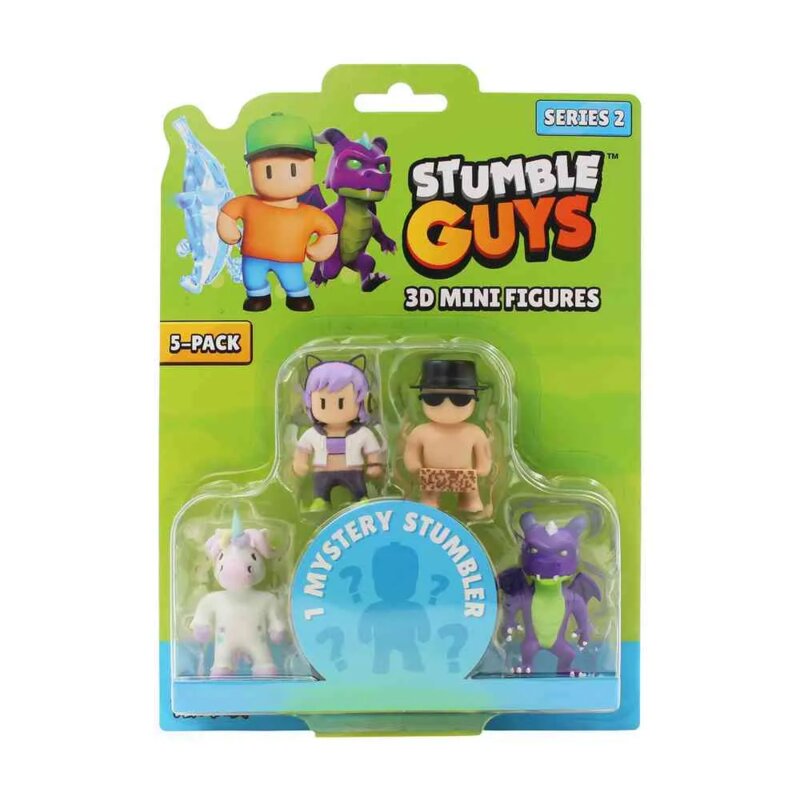 Stumble Guys Mini Akcione Figure – Pakovanje od 5 Figurica - pogled 5
