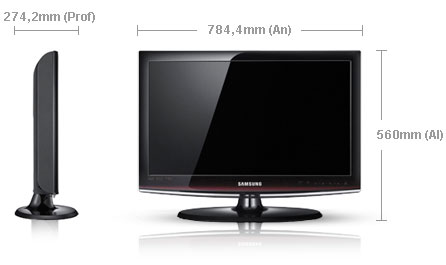 Samsung LCD TV LE-32C450 - 32 inča - pogled 5