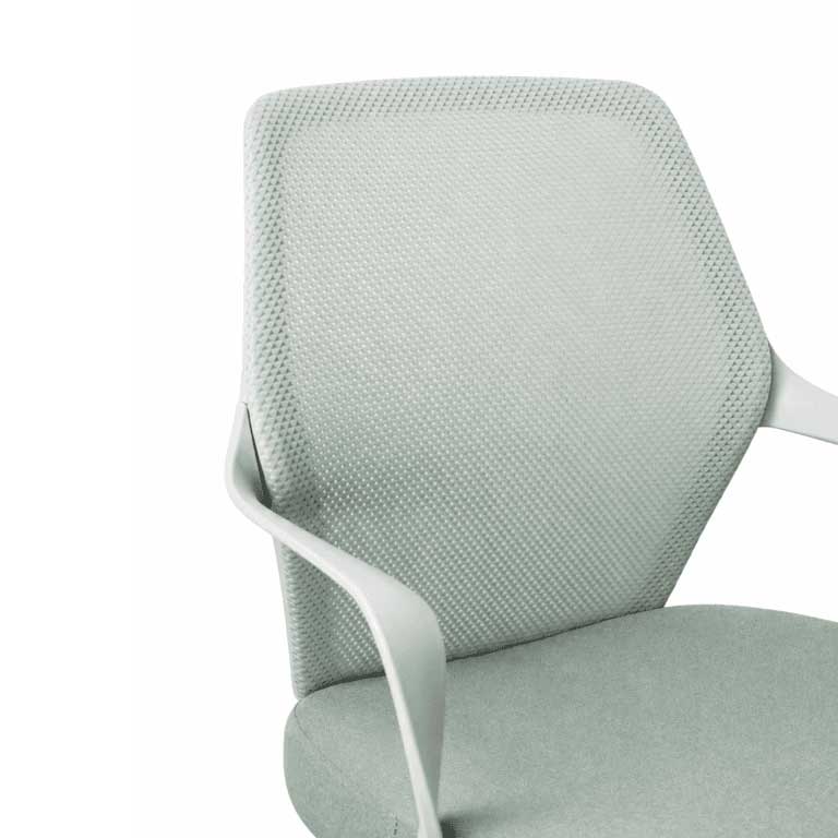 Kancelarijska stolica Nixa mint zelena sa ergonomskim naslonom - pogled 5