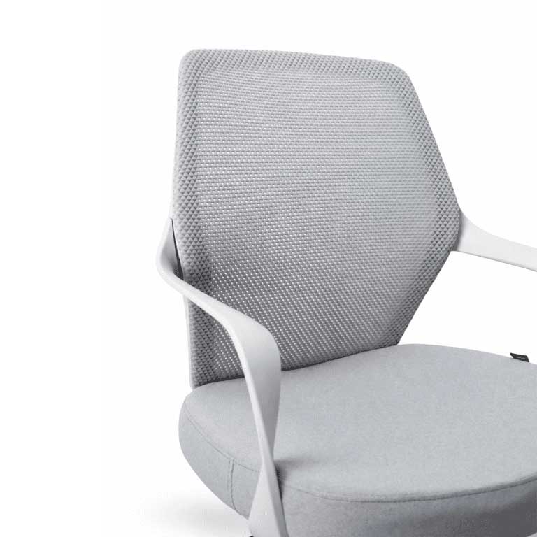 Kancelarijska stolica Nixa Siva Sa ergonomskim naslonom - pogled 5