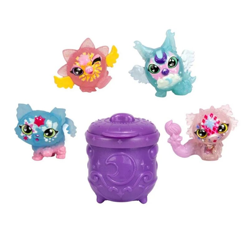 Magic Mixies Minis S1 – set 4 kolekcionarske figurice sa loncem - pogled 5