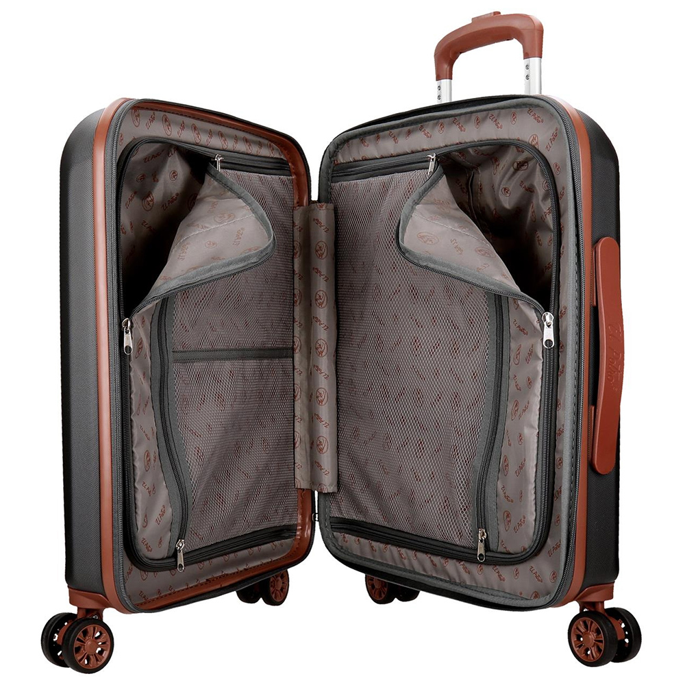 Premium kabinski kofer 55cm El Potro Ocuri dark grey 51287 - pogled 5