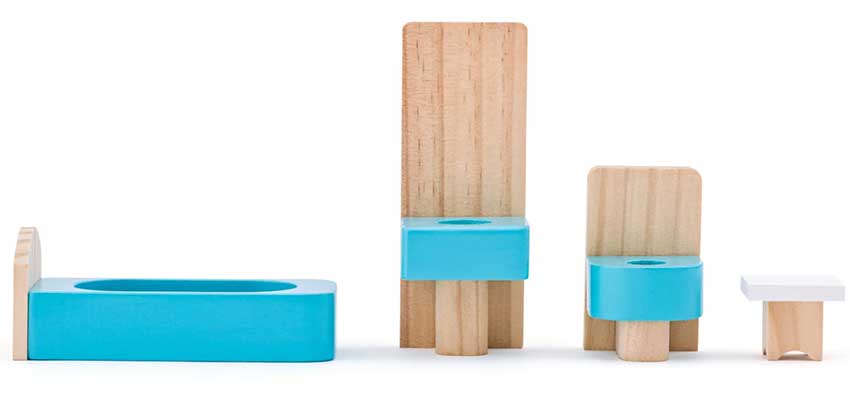 WOODY Kućica za lutke Vila Isabelle 91872 - pogled 5