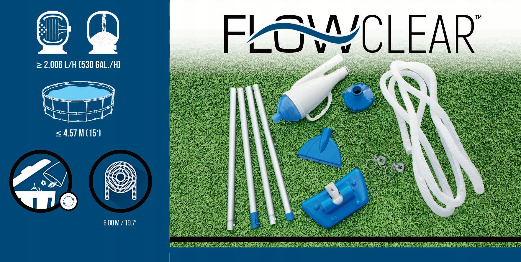 Usisivač Za Dno Bazena BestWay 58212 - pogled 5