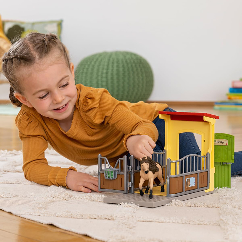 Schleich® figure Domaće životinje Konji - Boks za poni konja i islandski poni 42609 - pogled 5