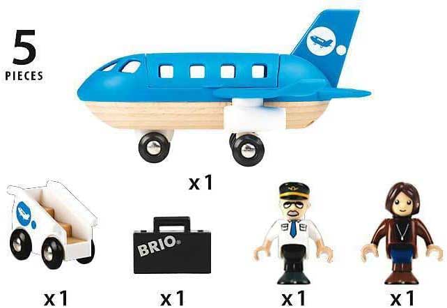 BRIO Igračka Putnički avion 33306 - pogled 5