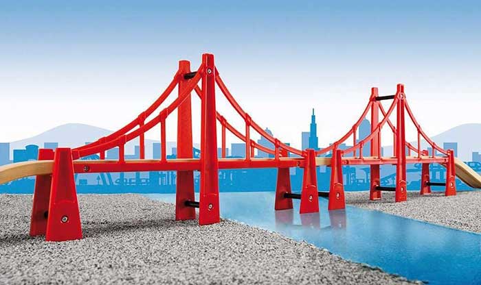 Brio Igračka Dupli viseći most za prugu 33683 - pogled 5