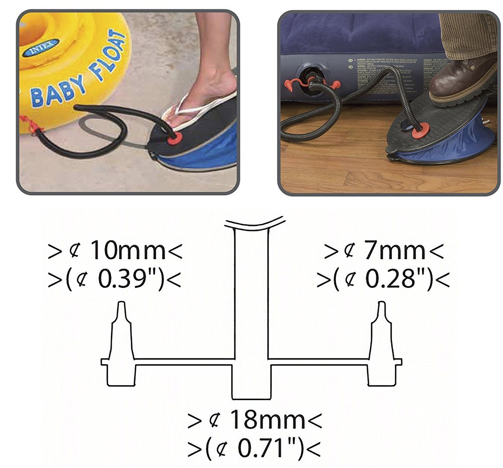 Intex Nožna Pumpa Velikog Kapaciteta 68610 - pogled 5