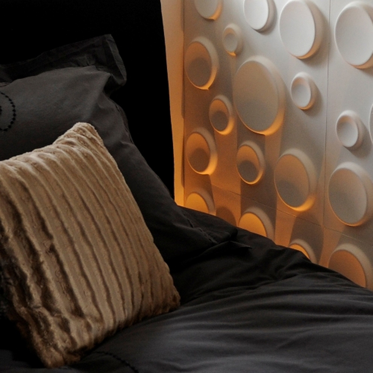 Dekorativni zidni 3D panel Craters 12 x 0.5 x 0.5 m - pogled 5