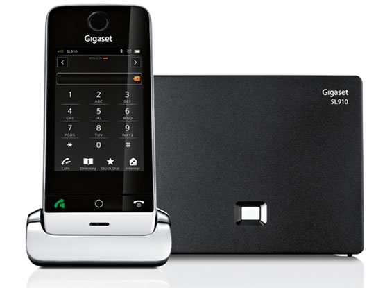 Bežični fiksni telefon Gigaset SL910 sa ekranom osetljivim na dodir - pogled 5