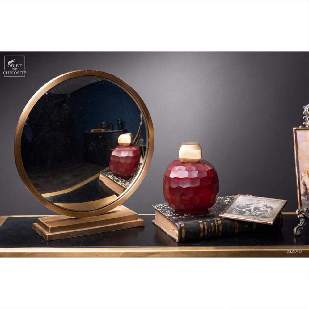 Konveksno okruglo ogledalo od mesinga - pogled 5