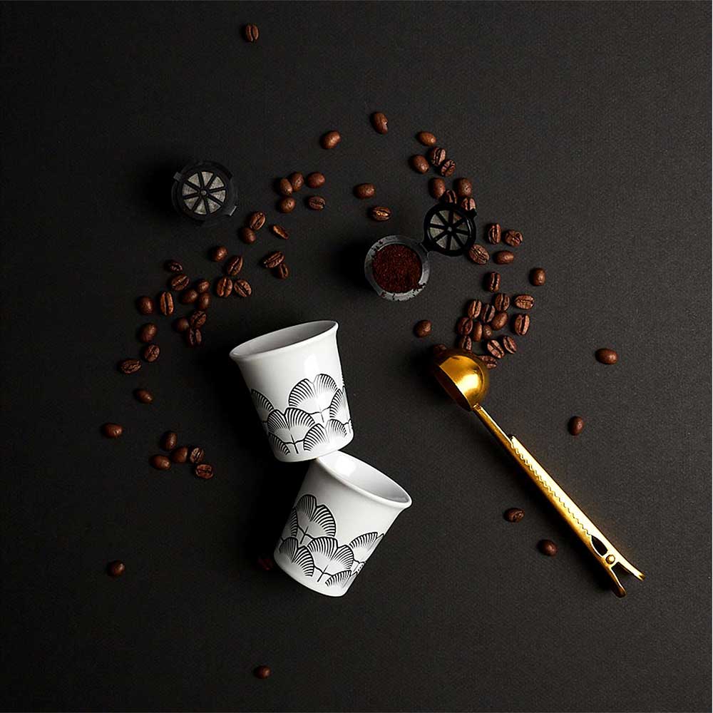 Set šoljica za Nespresso za dvoje sa kapsulama - pogled 5