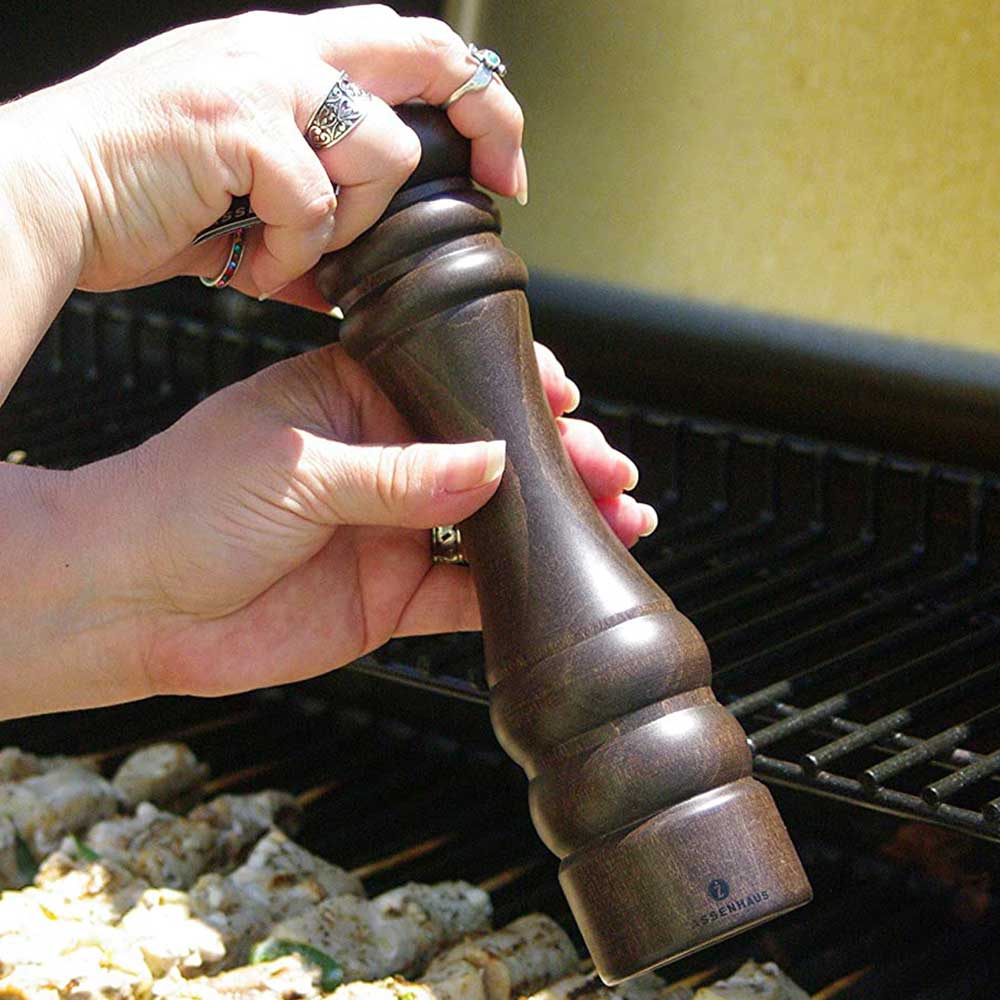 ZASSENHAUS Mlin za biber, so i druge začine Berlin tamno braon 18cm - pogled 5