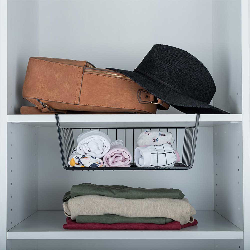 Žičana korpa za policu 40x26x14cm - pogled 5