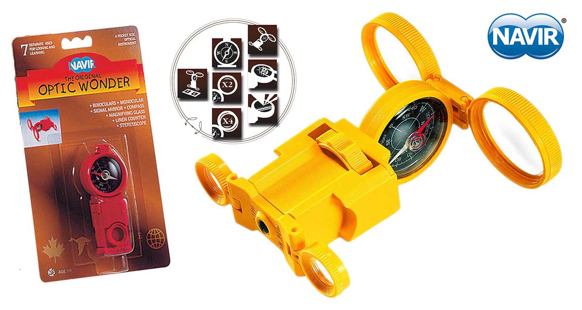 NAVIR Dečiji Dvogled 7u1 Multifunkcionalni optički instrument Optic Wonder - pogled 5