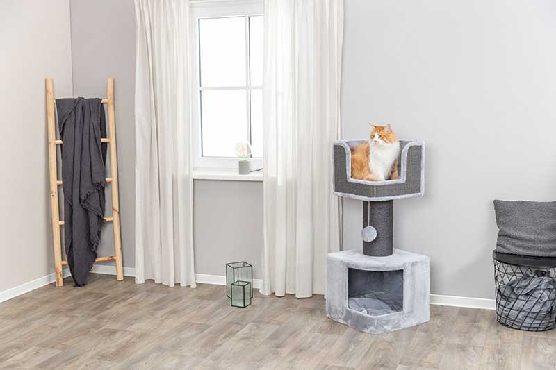 Grebalica sa kućicom i krevetom za mačke 112cm Ava II XXL Trixie 48120 - pogled 5