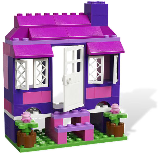 LEGO® Bricks and More Kocke - Ružičasta Kutija sa Kockama LE4625 - pogled 5