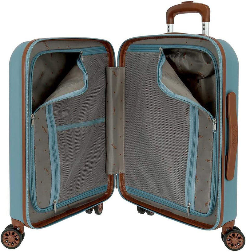 El Potro Premium kabinski kofer 55cm Ocuri turquoise 51287 - pogled 5