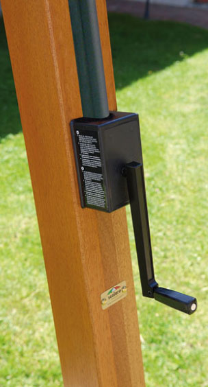 Suncobran Palladio Bracio 350 x 350 cm - pogled 5