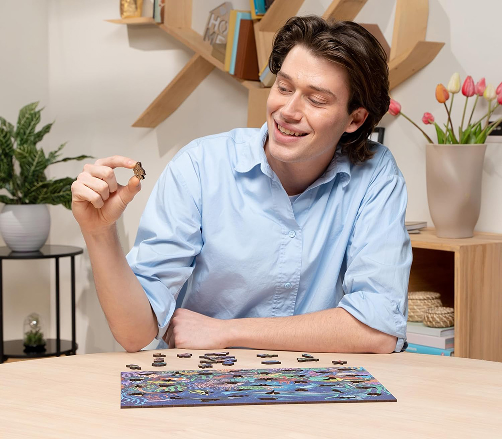 Drvene puzzle slagalica 500 delova za decu i odrasle Ispod mora Ravensburger 17515 - pogled 5