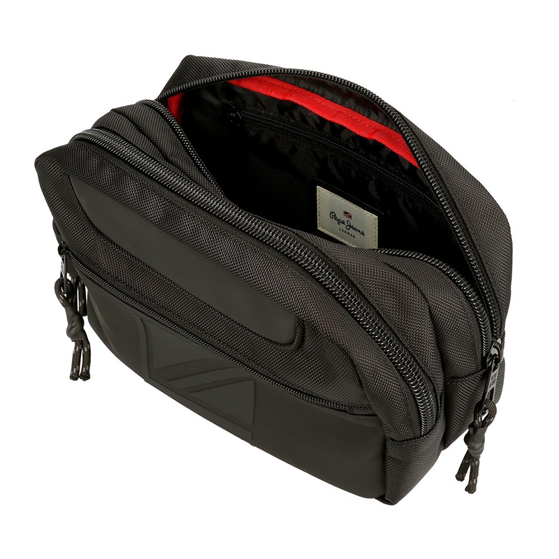 Pepe Jeans Muški neseser sa dve pregrade Bromley black 71744 - pogled 5