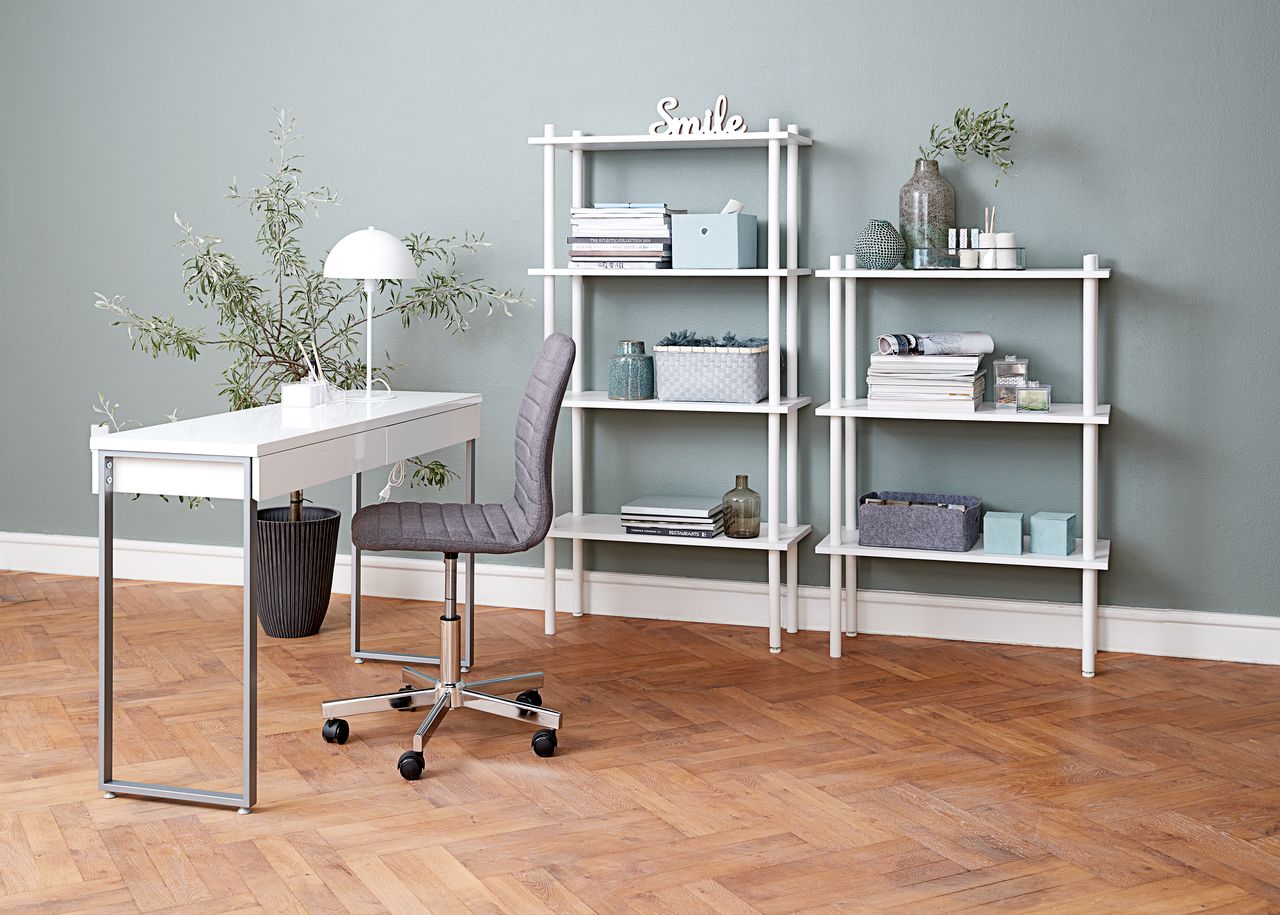 Radni sto California bela visoki sjaj - pogled 5