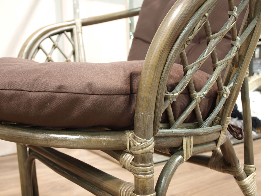 Garnitura Od Prirodnog Bambus Ratana LoveIt Braon - pogled 5