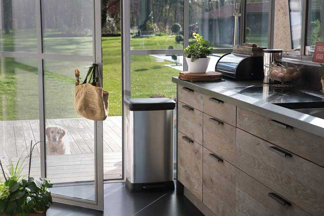 Curver kanta za otpatke 50L Deco srebrna CU 02162-582 - pogled 5