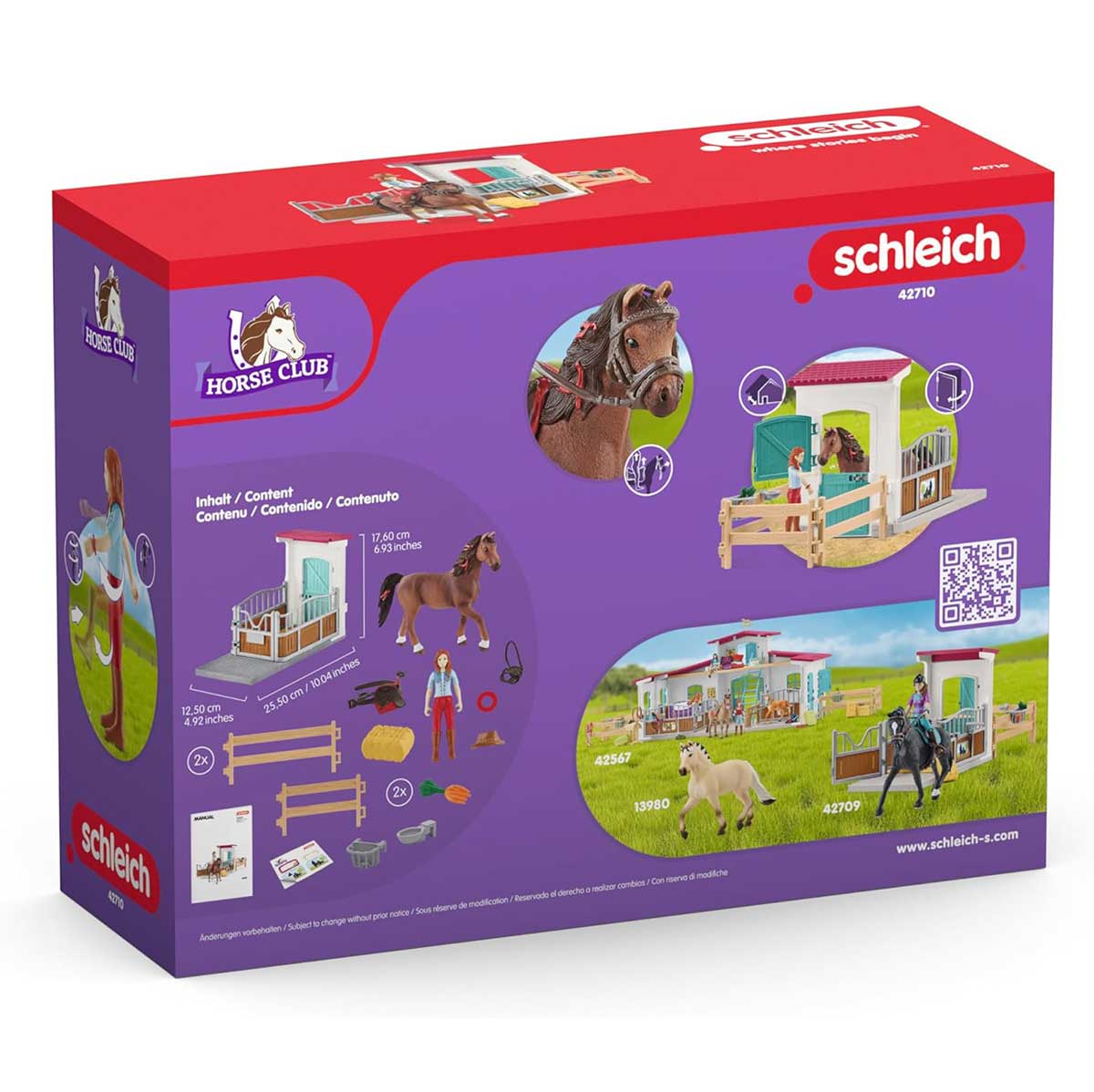 Schleich® Horse Club figure - Boks za konja i figurice Hannah and Cayenne 42710 - pogled 5