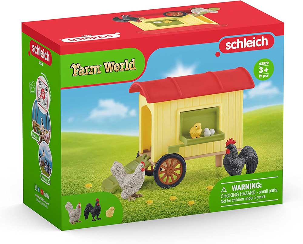 Schleich® Figure Domaće životinje Pokretni kokošinjac i kokoške 42572 - pogled 5