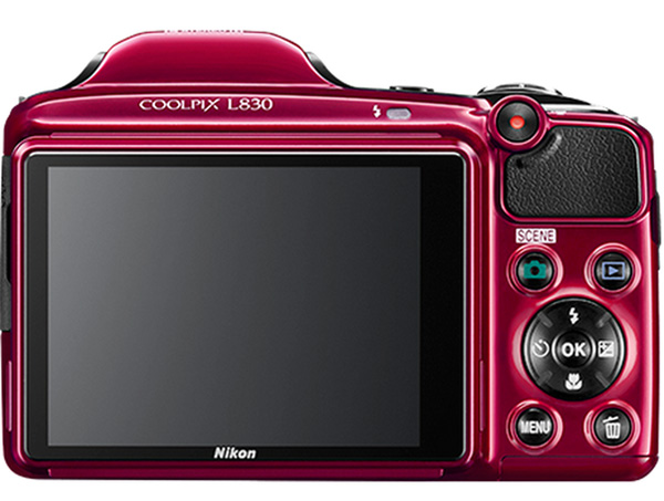 Nikon Digitalni Fotoaparat CoolPix L830 Red - pogled 5