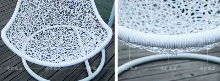 Baštenska Ljuljaška Korpa Od PE Ratana Breeze - pogled 5