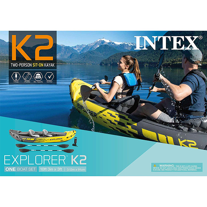 Intex Kajak Dvosed Explorer K2 - pogled 5