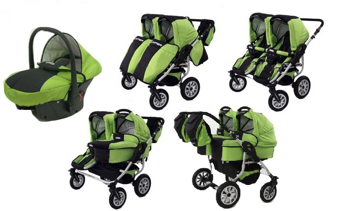 Tako Kolica za blizance Jumper Duo 3u1 Set 06 - pogled 5