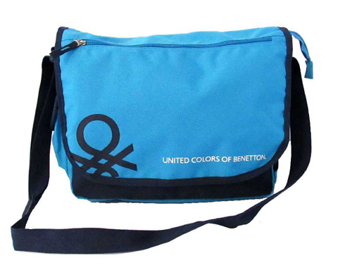 Benetton Školska torba Basic blue 504382 - pogled 5