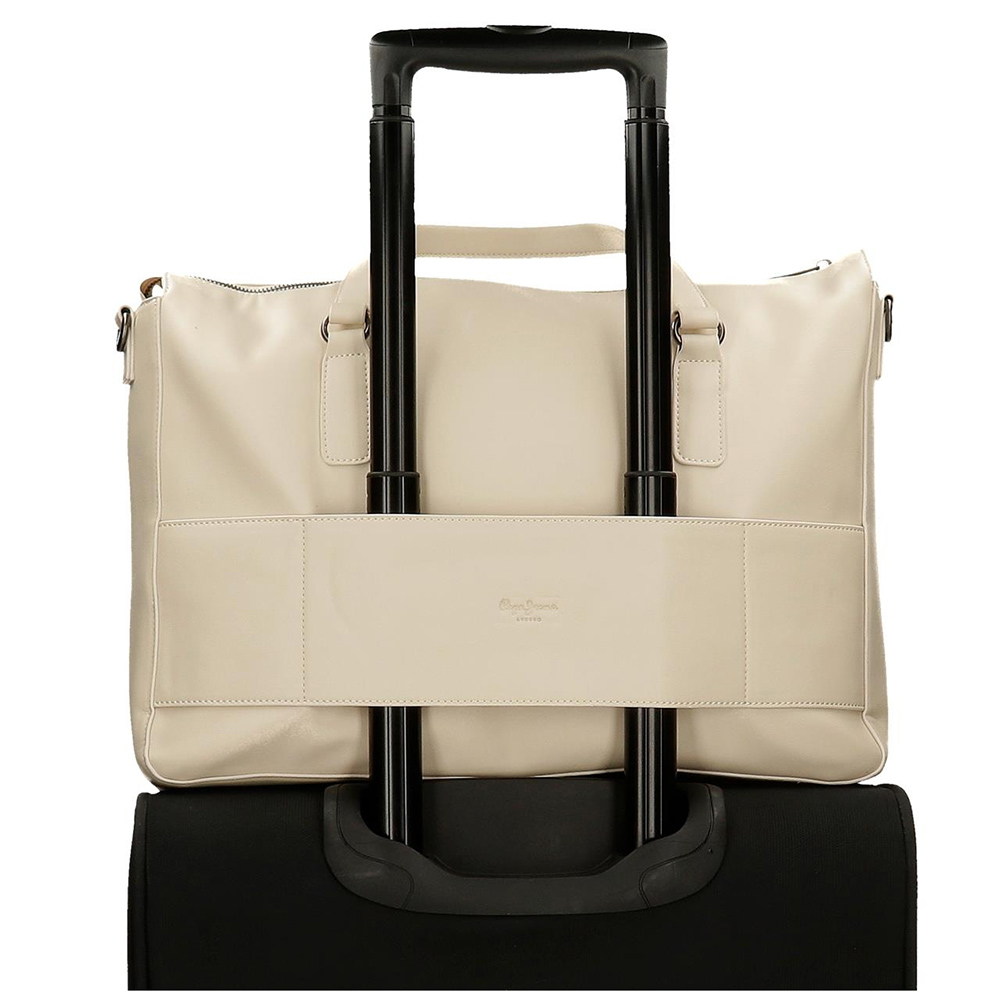 Laptop torba Pepe Jeans Salma beige 70660 - pogled 5