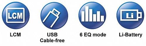 Apacer AU240 MP3 player - 1 GB - pogled 5