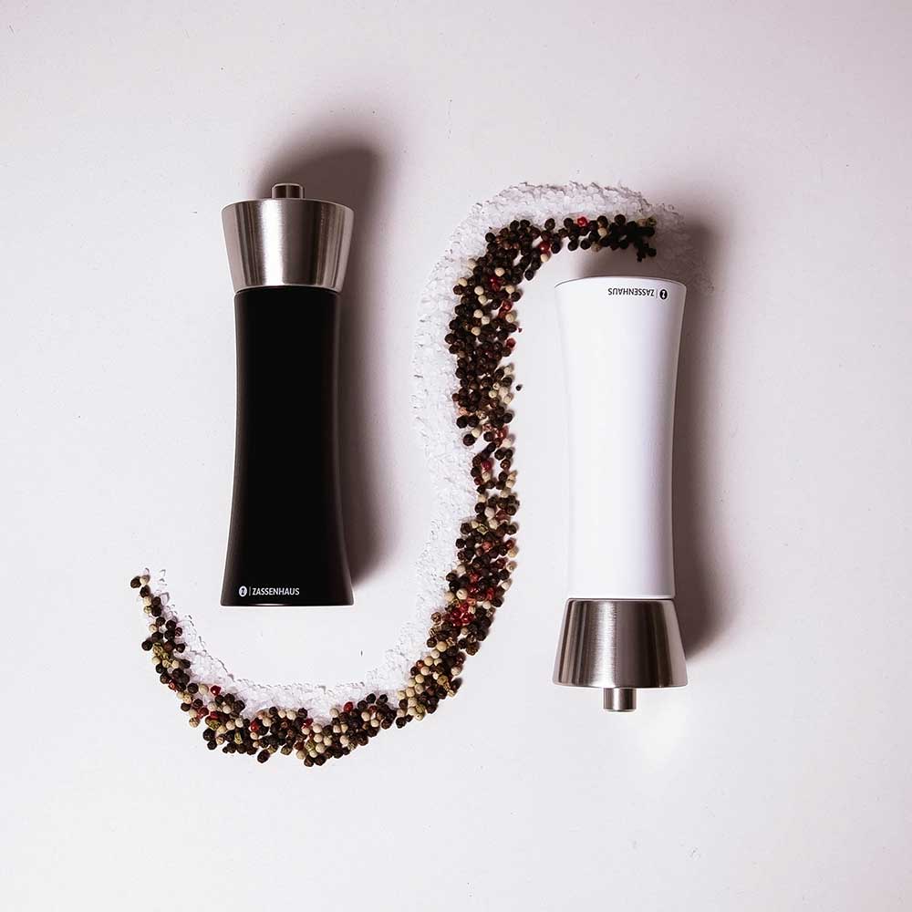 ZASSENHAUS Mlin za začine Augsburg beli 18cm - pogled 5