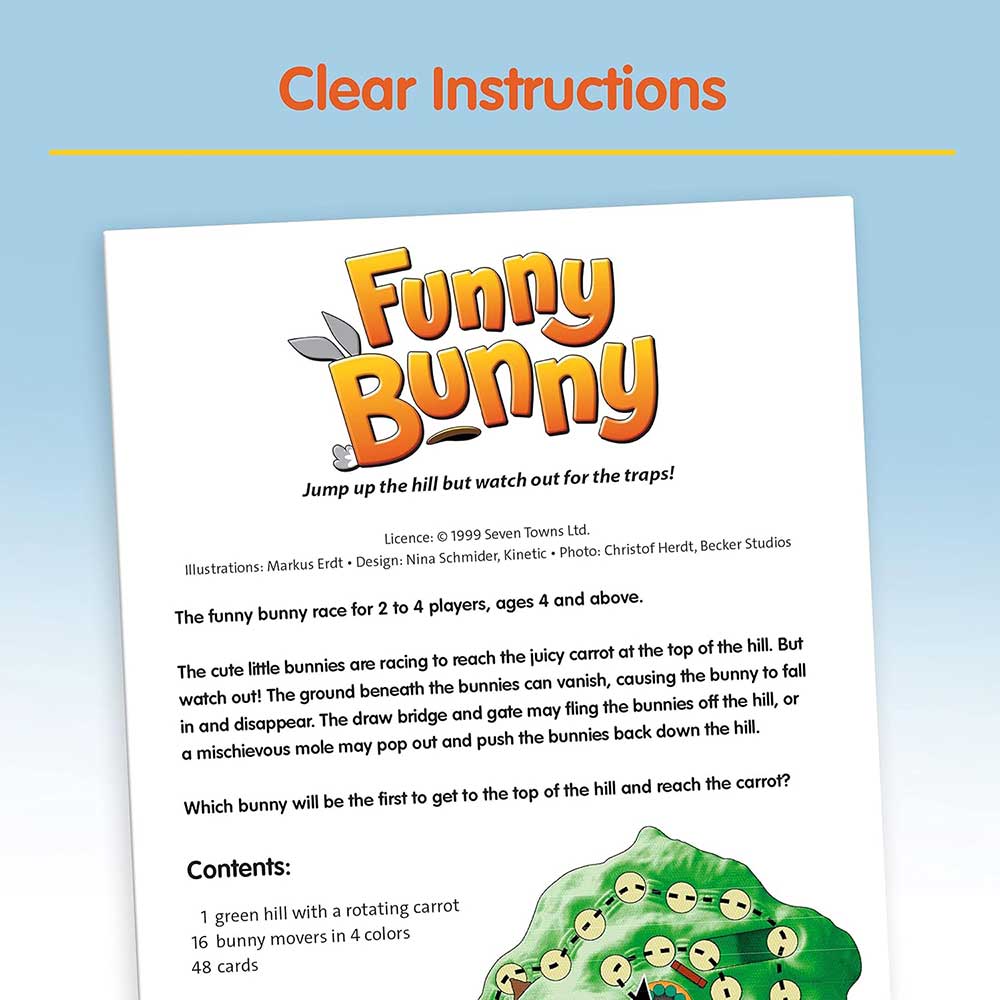 Društvena igra Funny Bunny Ravensburger 22373 - pogled 5