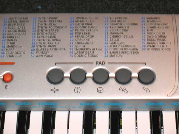 Casio SA-45 - dečija klavijatura - pogled 5