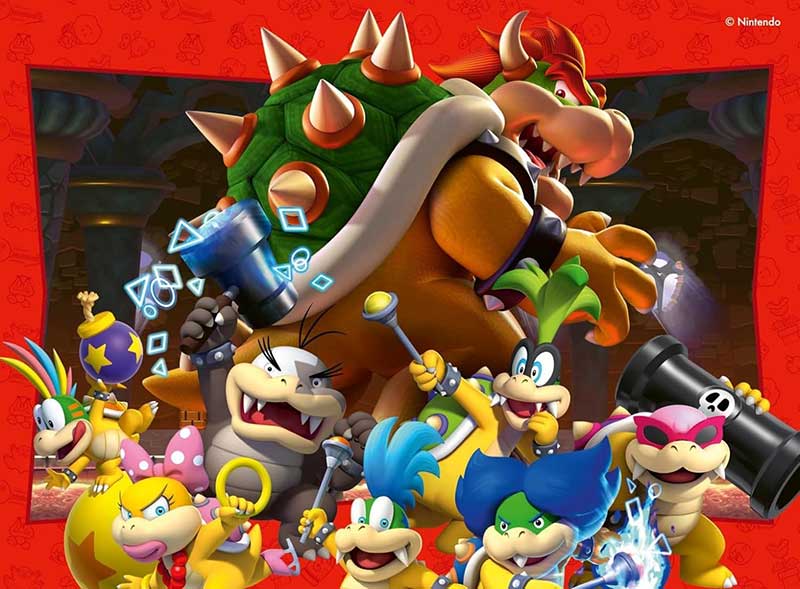 Puzzle slagalica za decu 4u1 Super Mario Ravensburger 12004107 - pogled 5