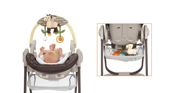 Chicco Visoka bebi stolica Polly Magic Deep Blue 06079090090000 - pogled 5