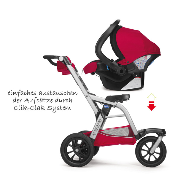 Chicco Kolica za bebe Activ3 Red Wave 07079370930000 - pogled 5