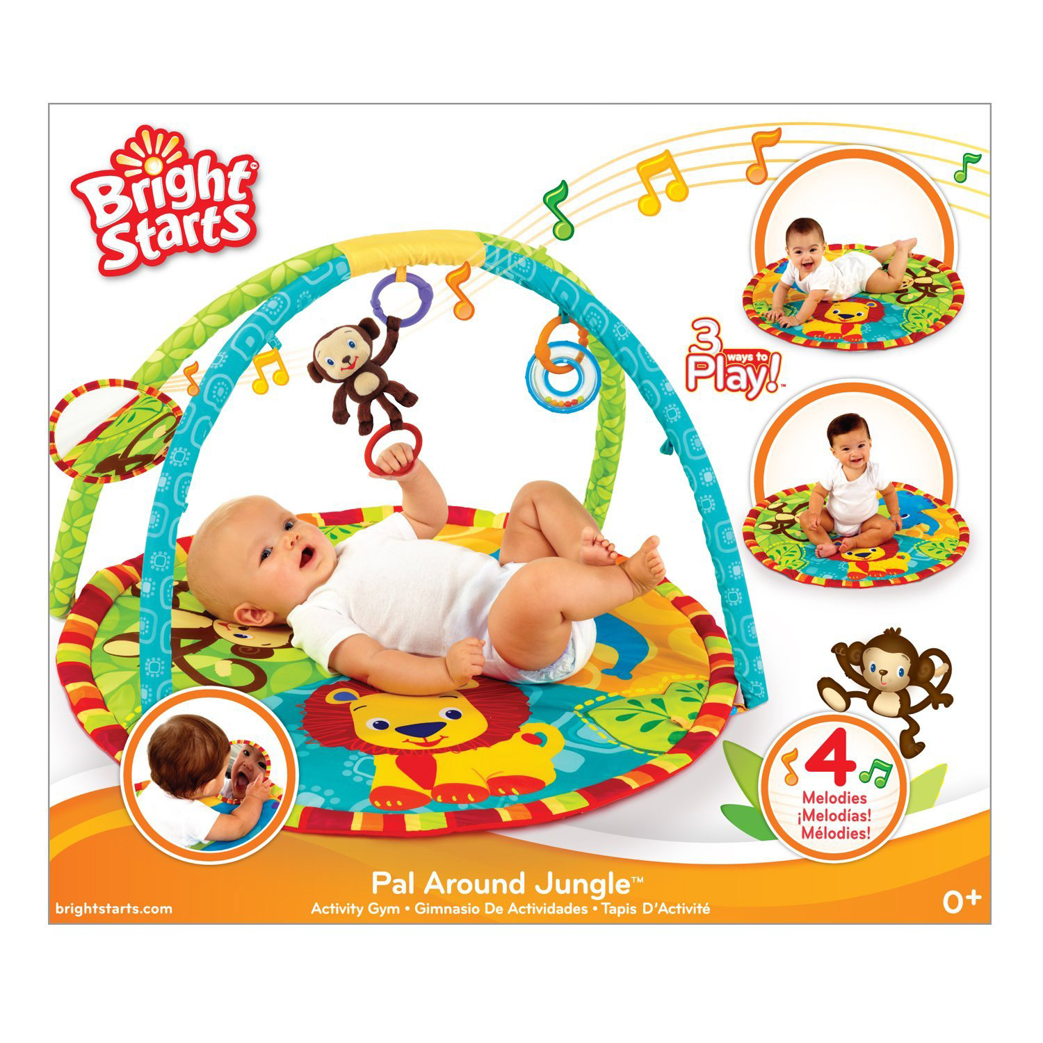 Bright Starts Bebi gimnastika Drugari u džungli - pogled 5