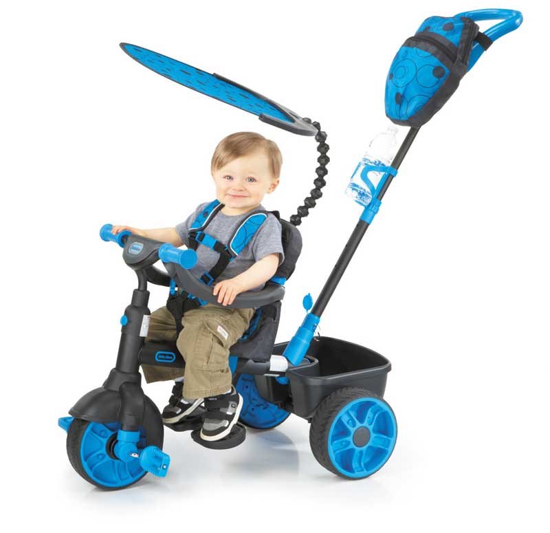 Little Tikes Tricikl 4u1 Deluxe Neon Blue LT634338 - pogled 5